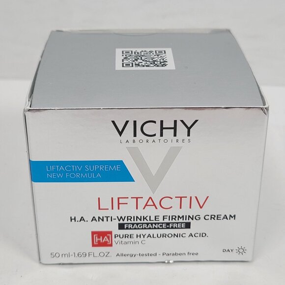 Vichy Liftactiv Supreme H.A. Anti-Wrinkle Firming Cream Fragrance-Free 50ml NIB - Picture 2 of 5
